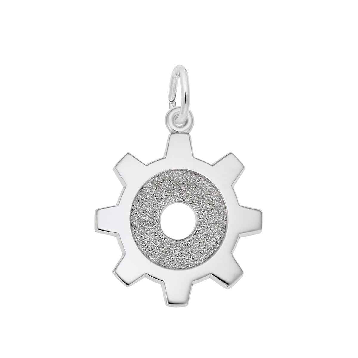 Engineer Charm in Sterling Silver