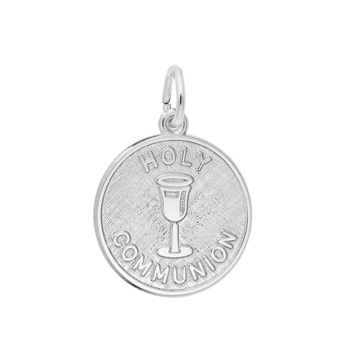 Holy Communion Charm in Sterling Silver
