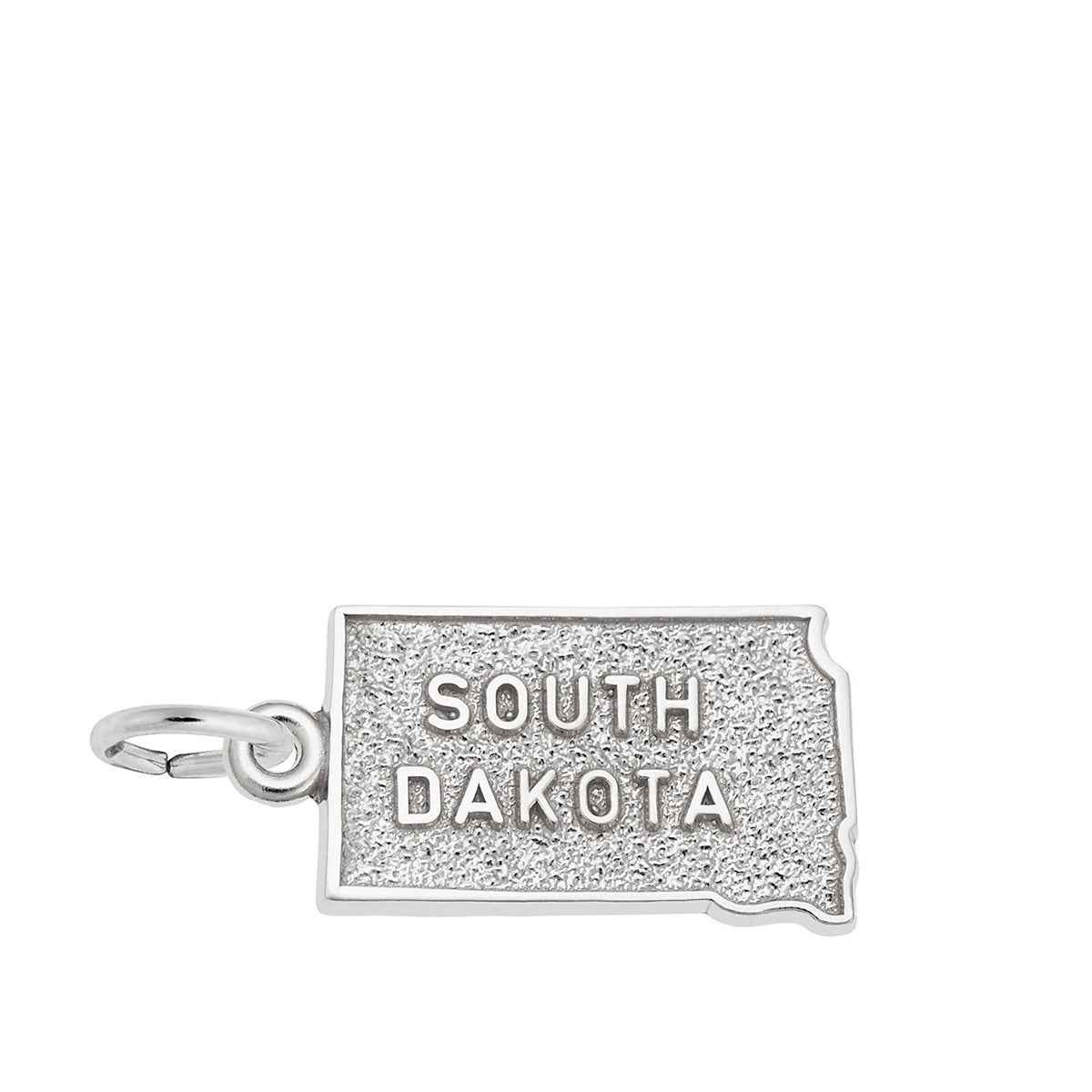 South Dakota Charm in Sterling Silver