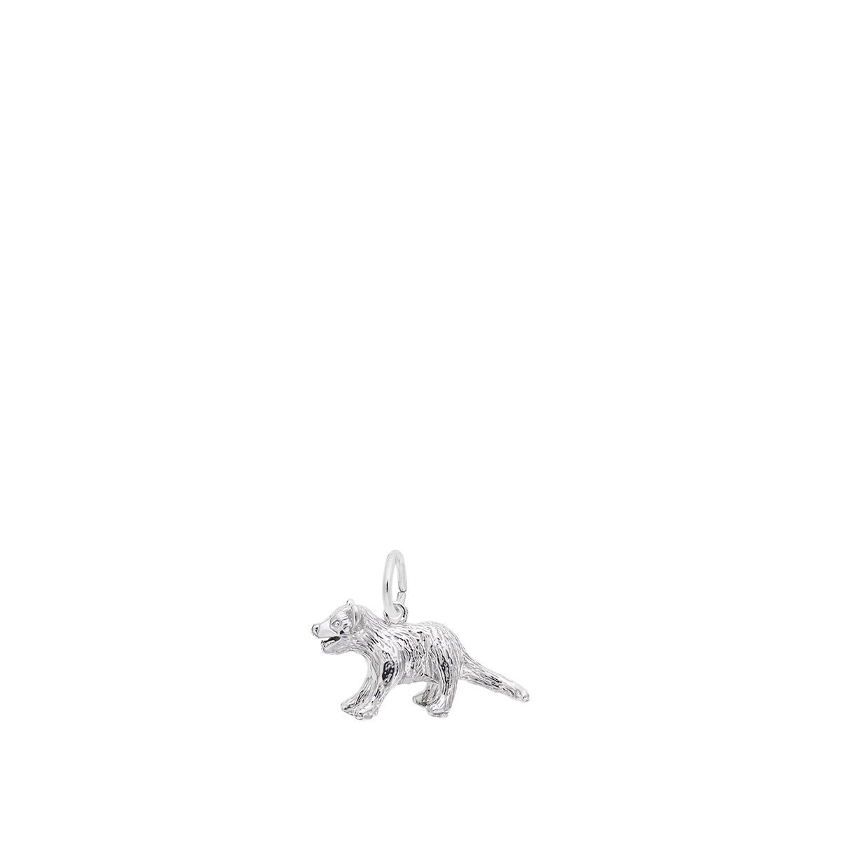 Tasmanian Devil Charm Sterling Silver