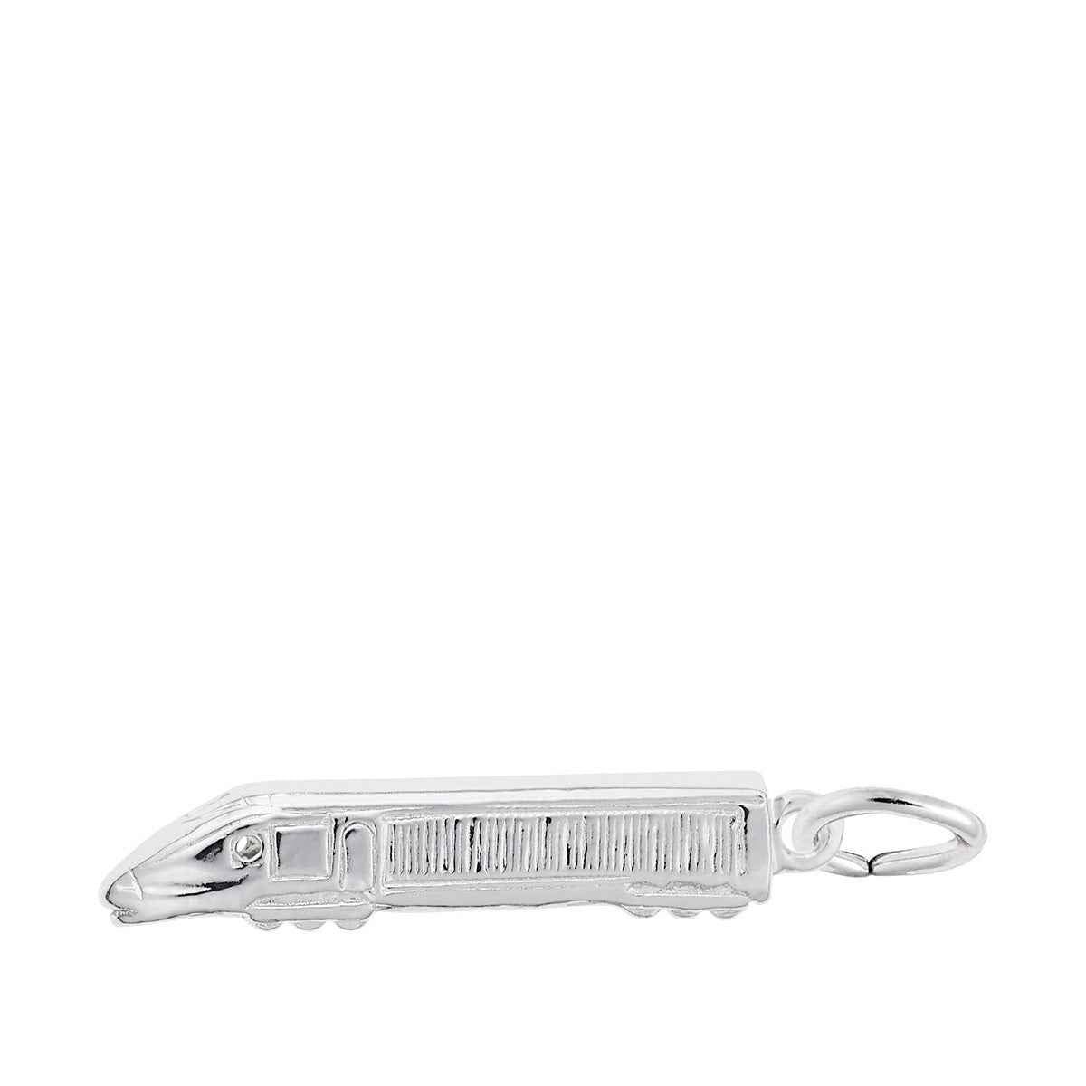 Eurotrain Charm in Sterling Silver