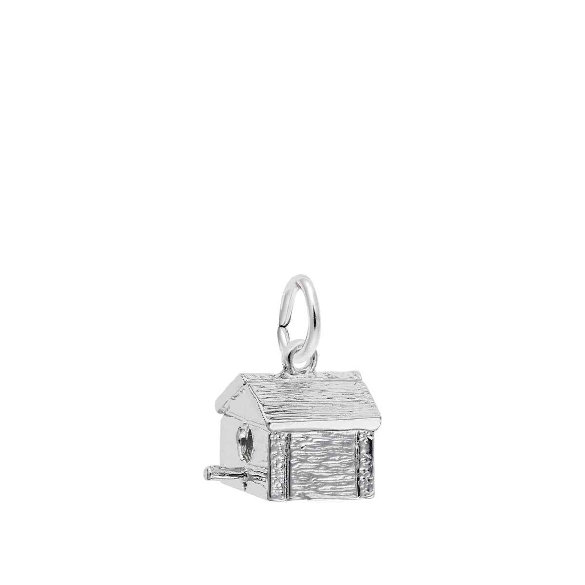 Birdhouse Charm in Sterling Silver