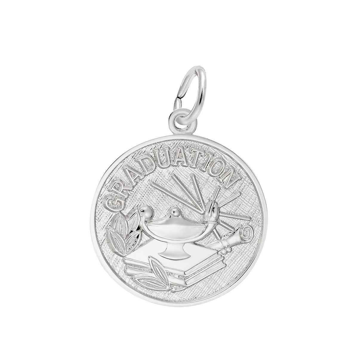 Graduation Charm in Sterling Silver