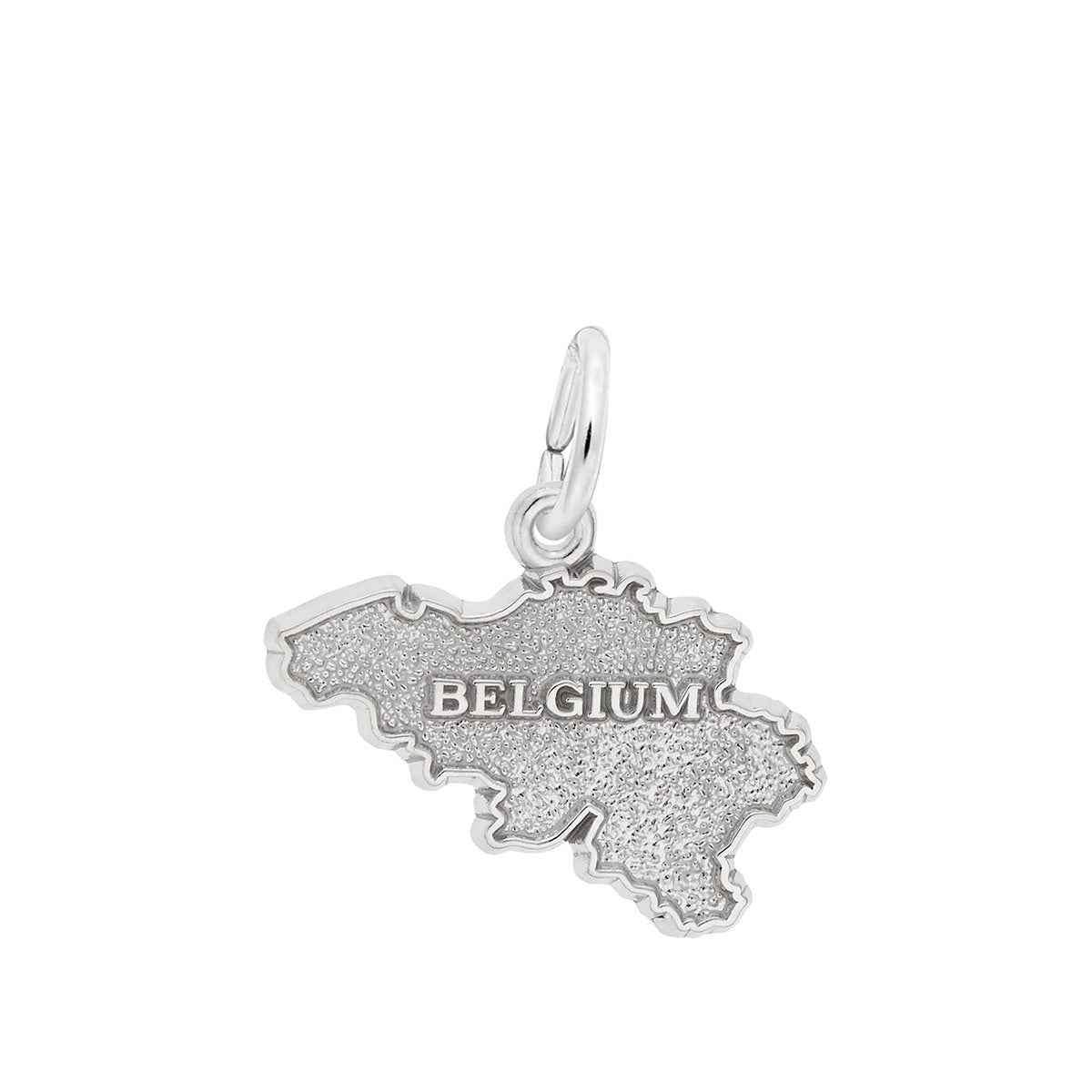 Belgium Charm in Sterling Silver