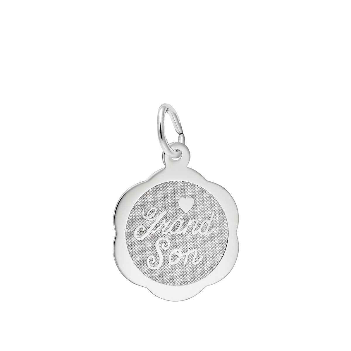 Grandson Charm in Sterling Silver