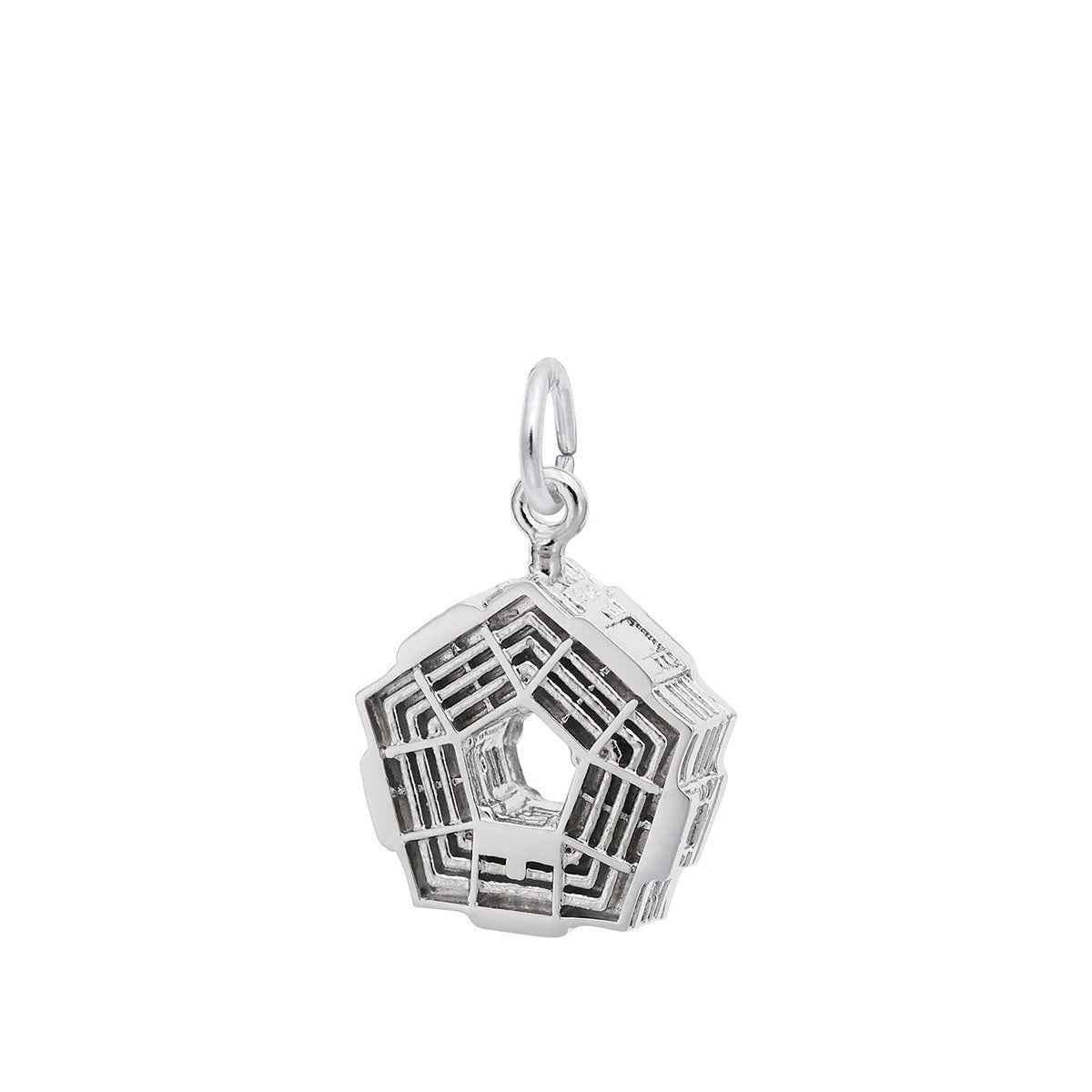Pentagon Charm in Sterling Silver