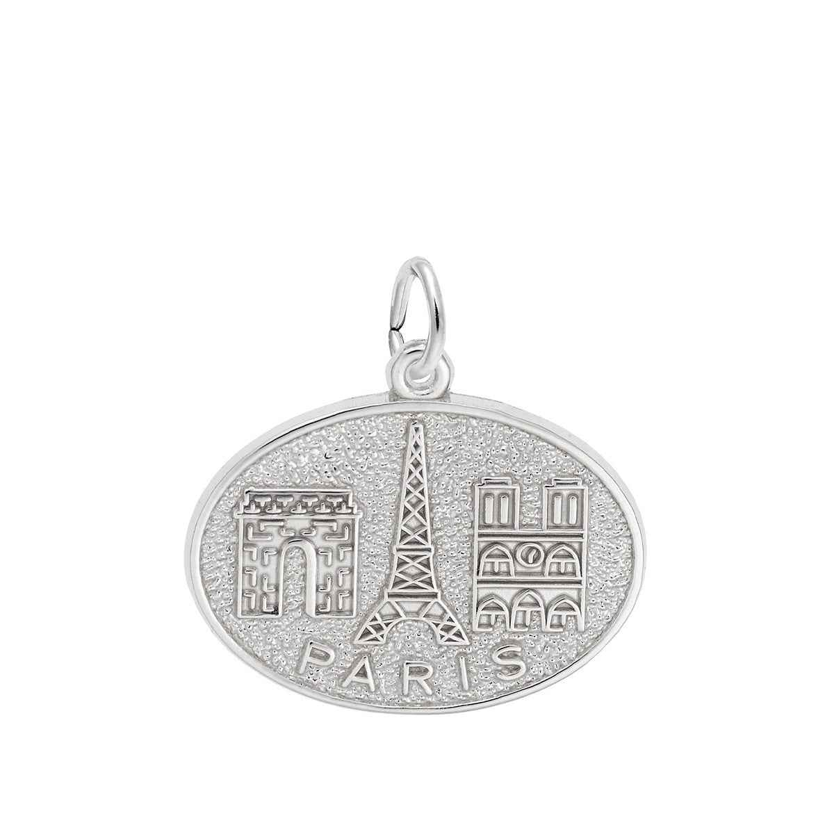 Paris Monuments Charm in Sterling Silver