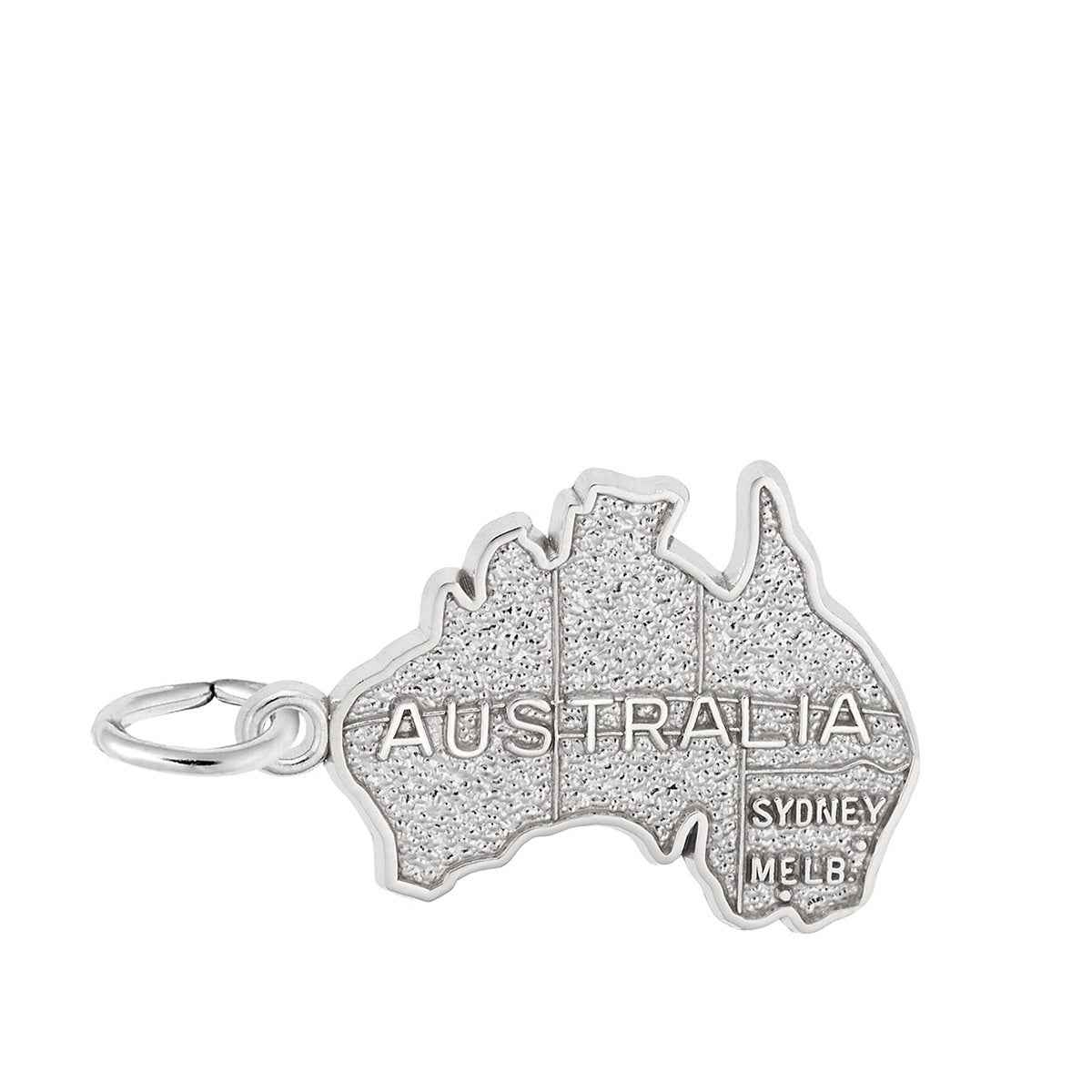 Australia Charm in Sterling Silver