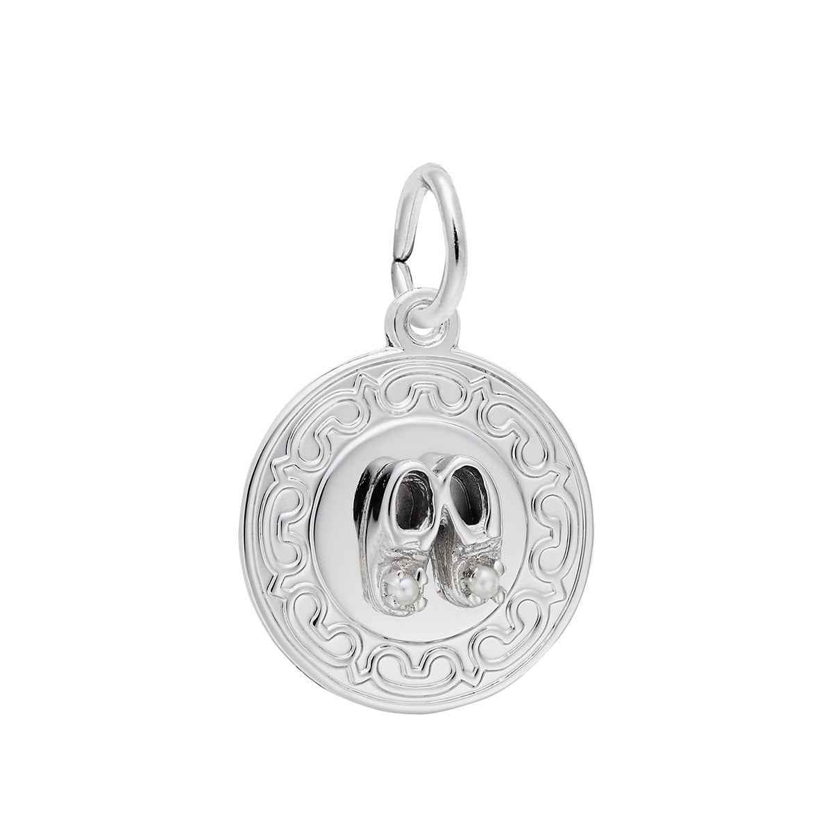 Baby Shoe Charm in 14K Yellow Gold
