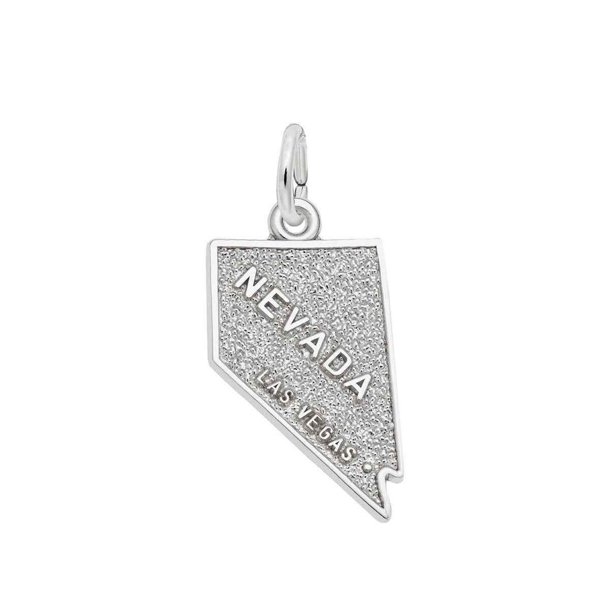 Las Vegas Nevada Charm in Sterling Silver