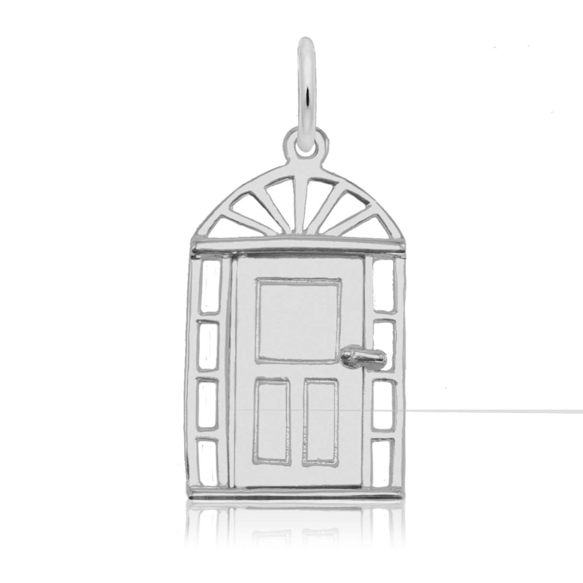 Door Charm in Sterling Silver