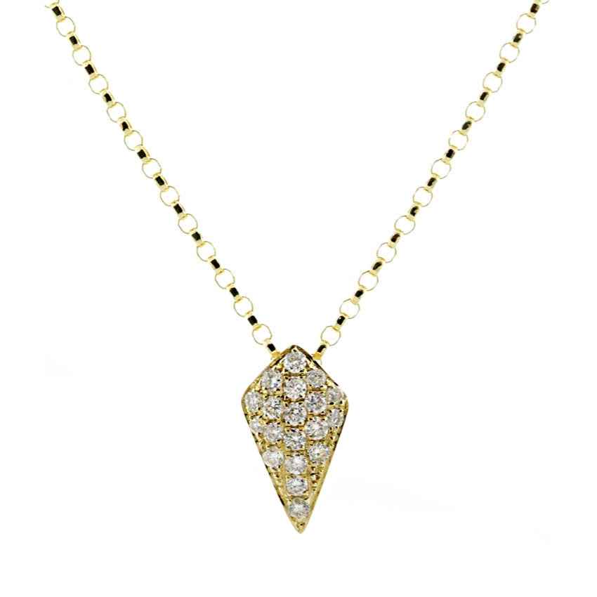 1/10 ct. tw. Diamond Pendant in 10K Yellow Gold