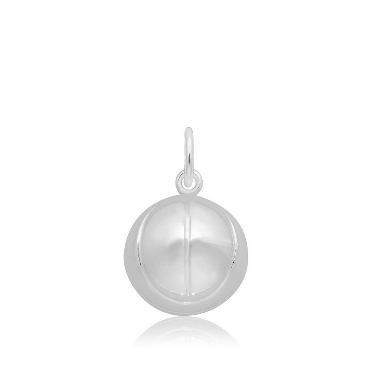 Basketball Charm in Sterling Silver