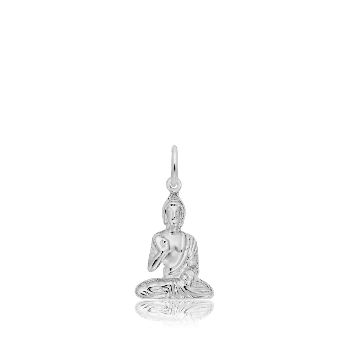Protection Buddha Charm in Sterling Silver
