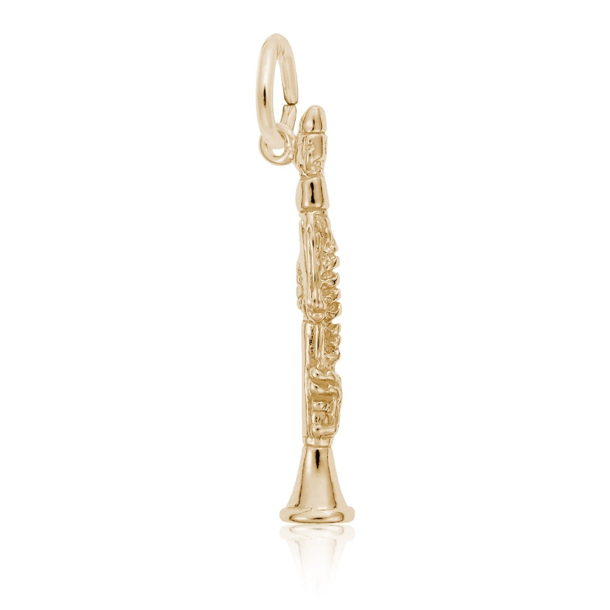 Clarinet Charm in 14K Yellow Gold