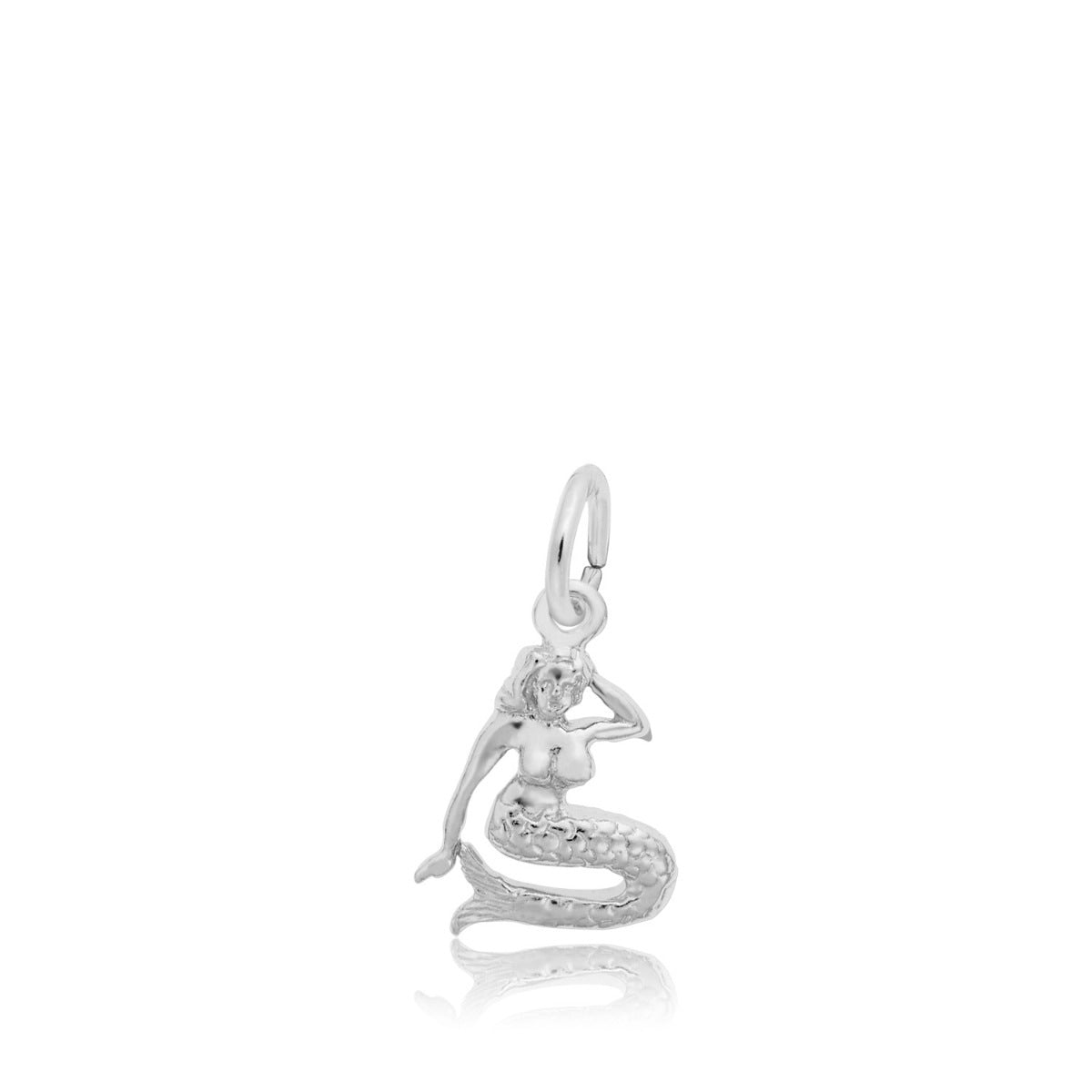 Mermaid Charm in Sterling Silver