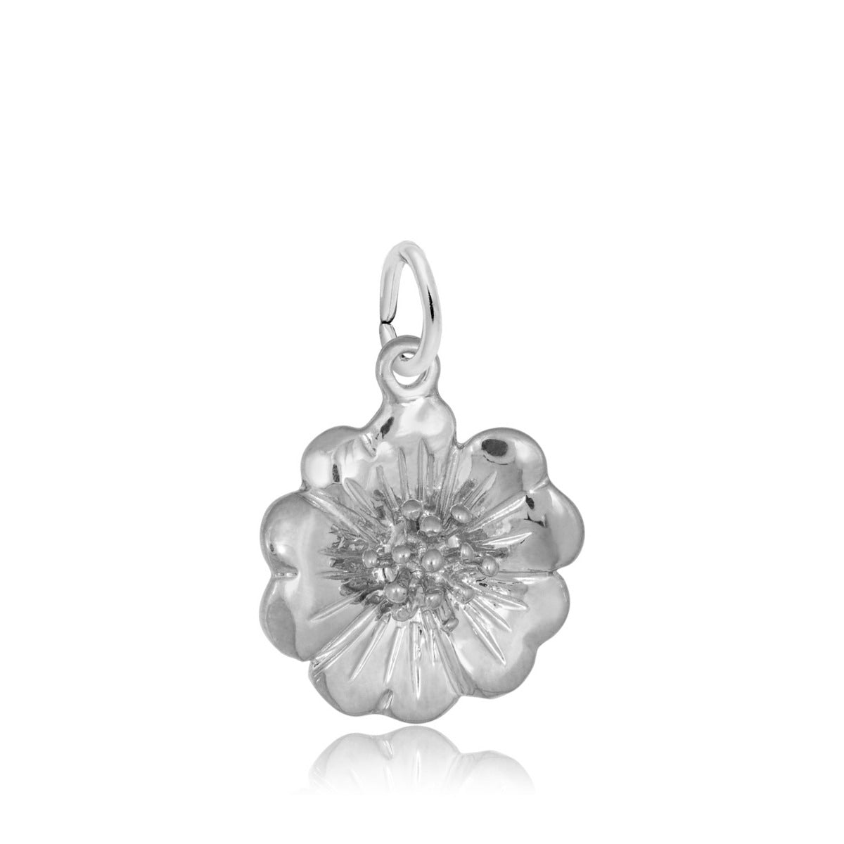 Cherry Blossom Charm in Sterling Silver