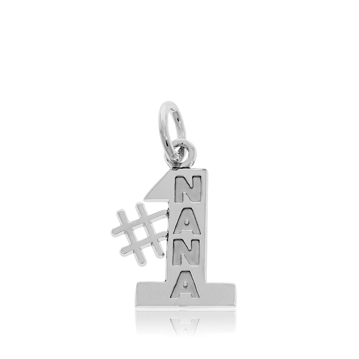 #1 Nana Charm in Sterling Silver
