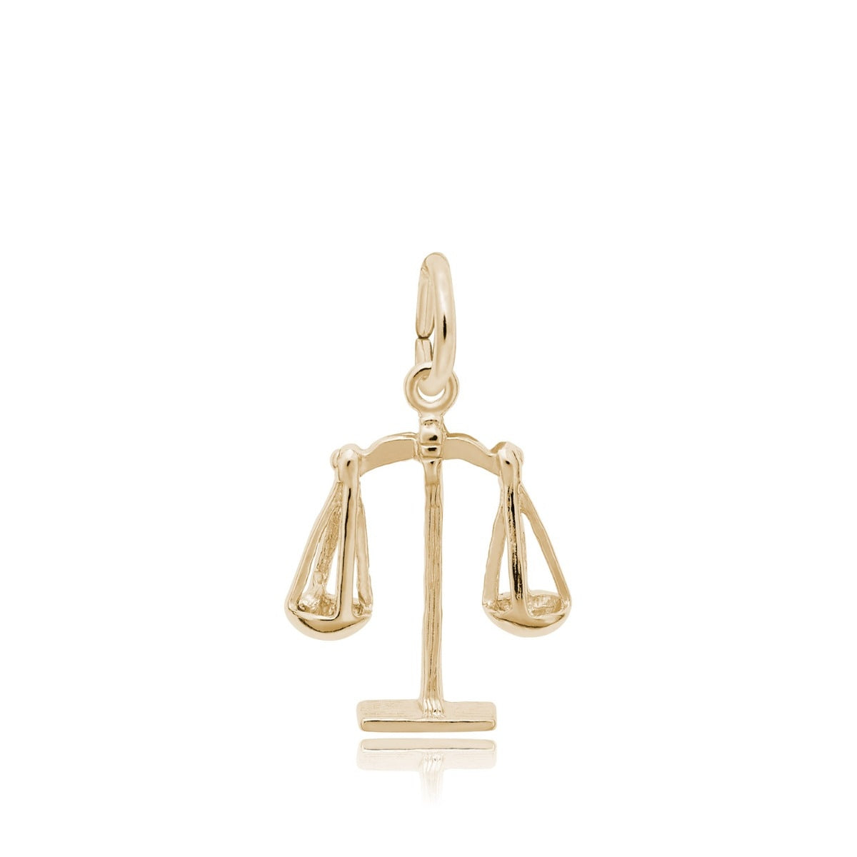 Scales of Justice Charm in 14K Yellow Gold