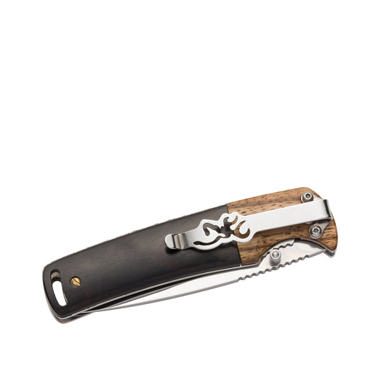 Browning Buckmark Hunter Folder Knife close-up detail