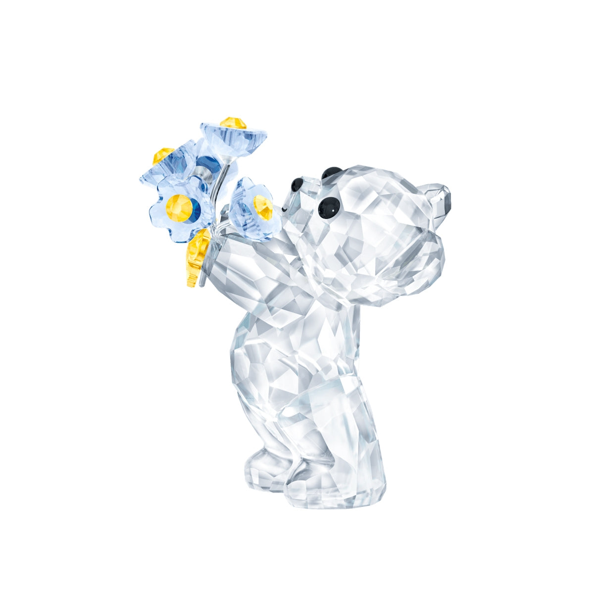 Swarovski Kris Bear Forget-Me-Not Figurine