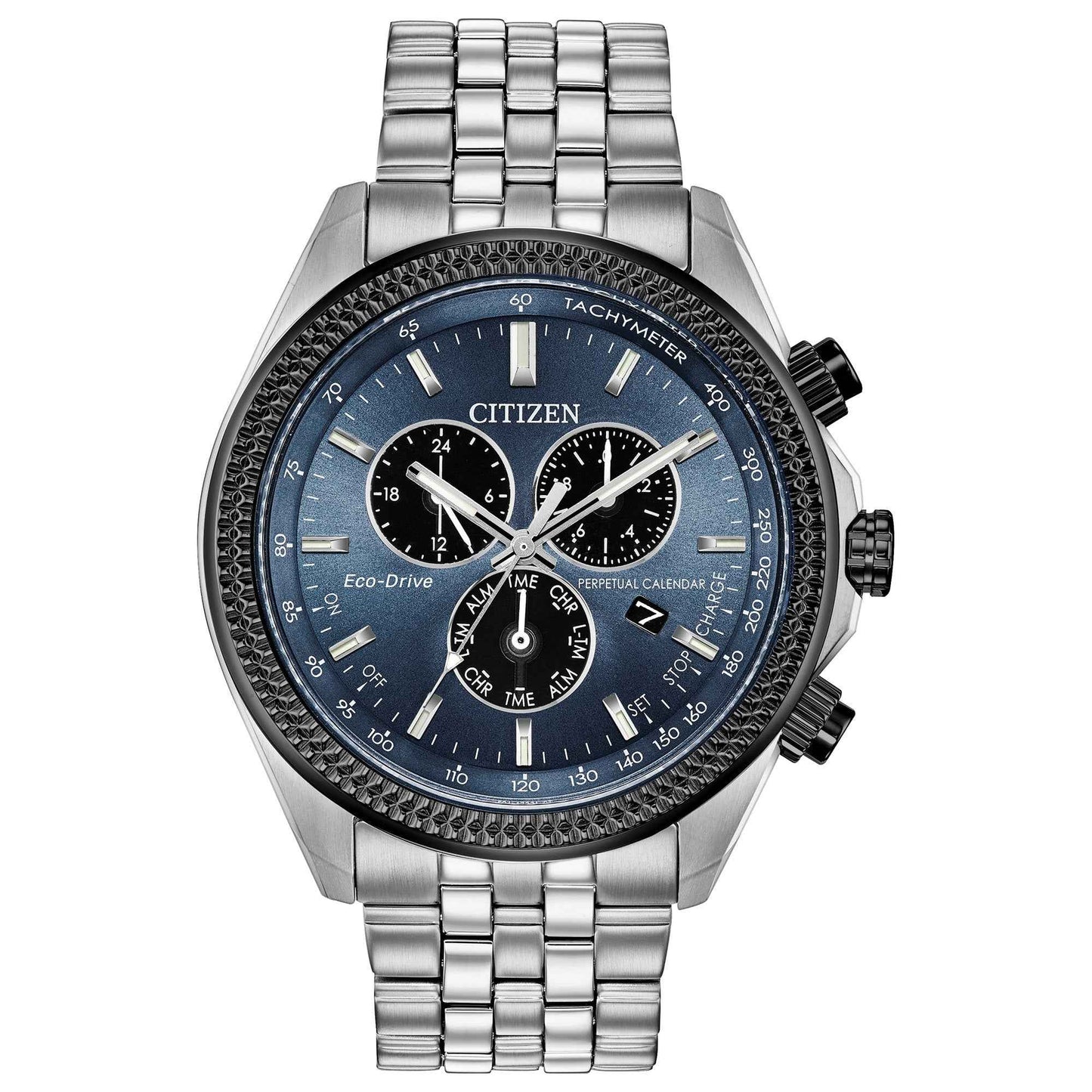 Citizen Men's Brycen Chronograph Stainless Steel Watch with Blue-gray Dial