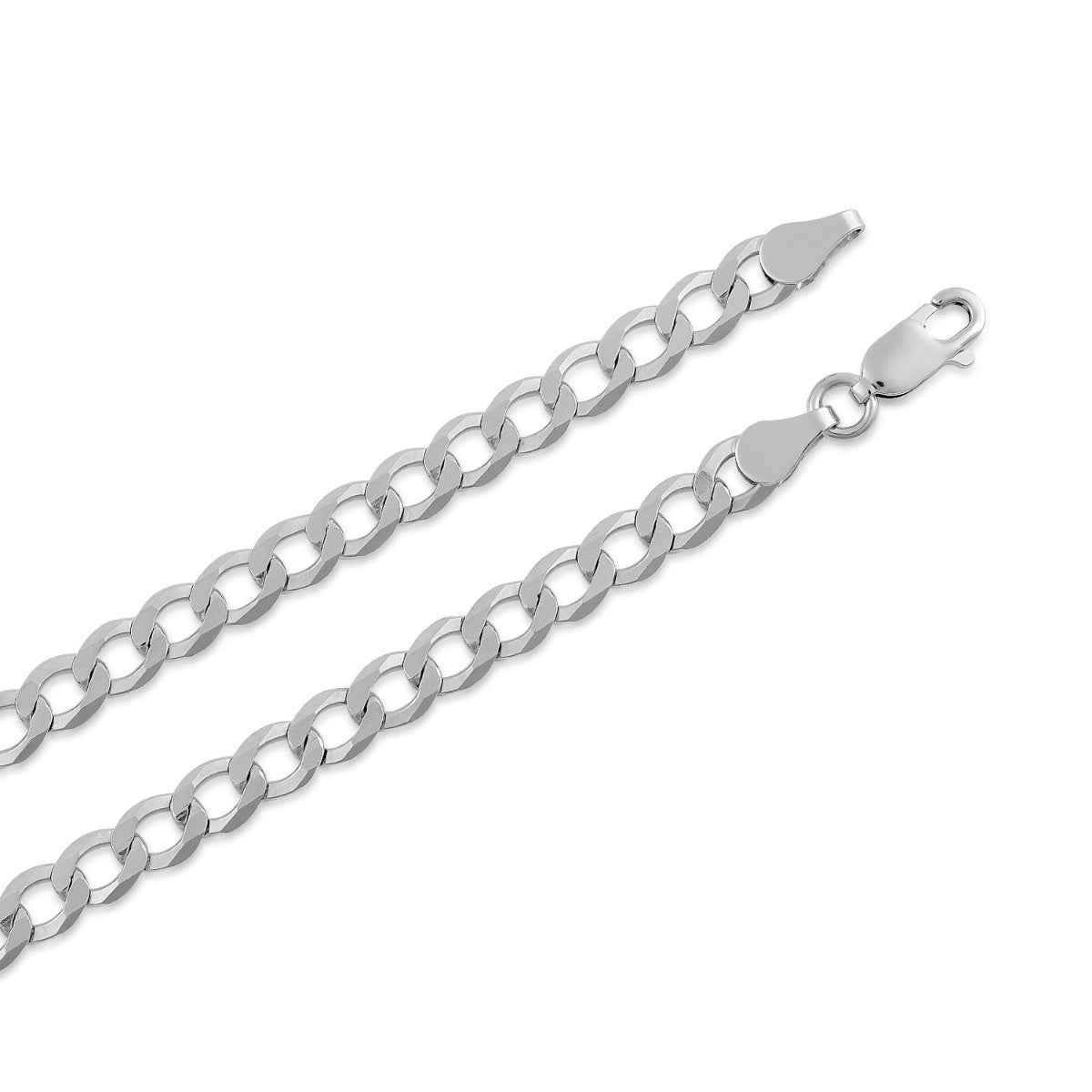 4.7mm 24-inch Curb Chain in Sterling Silver front view