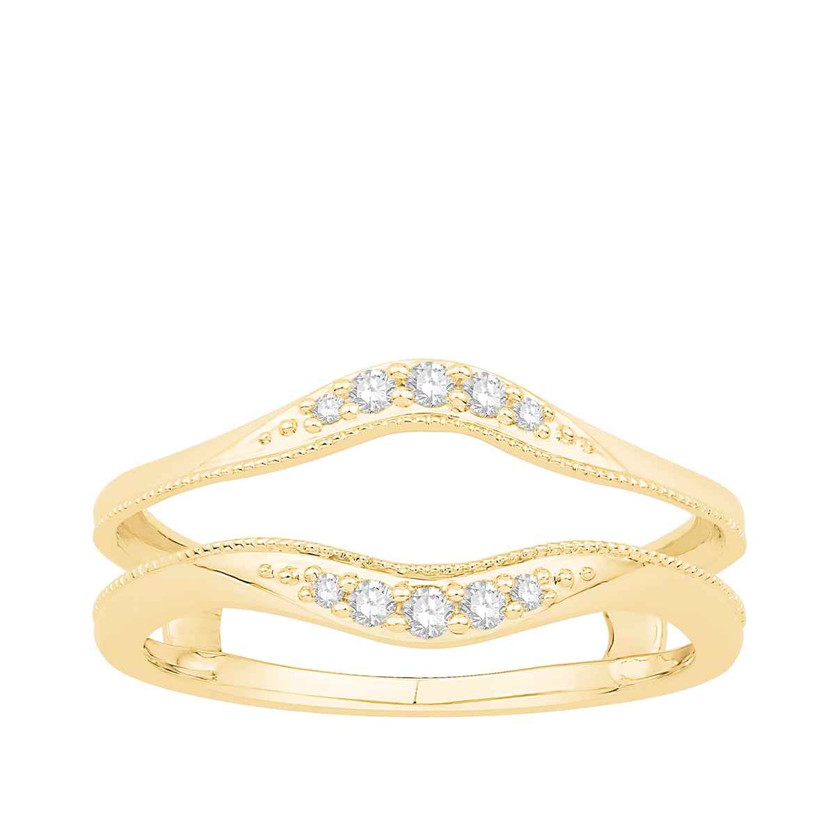 1/8 ct. tw. Diamond Insert in 10K Yellow Gold