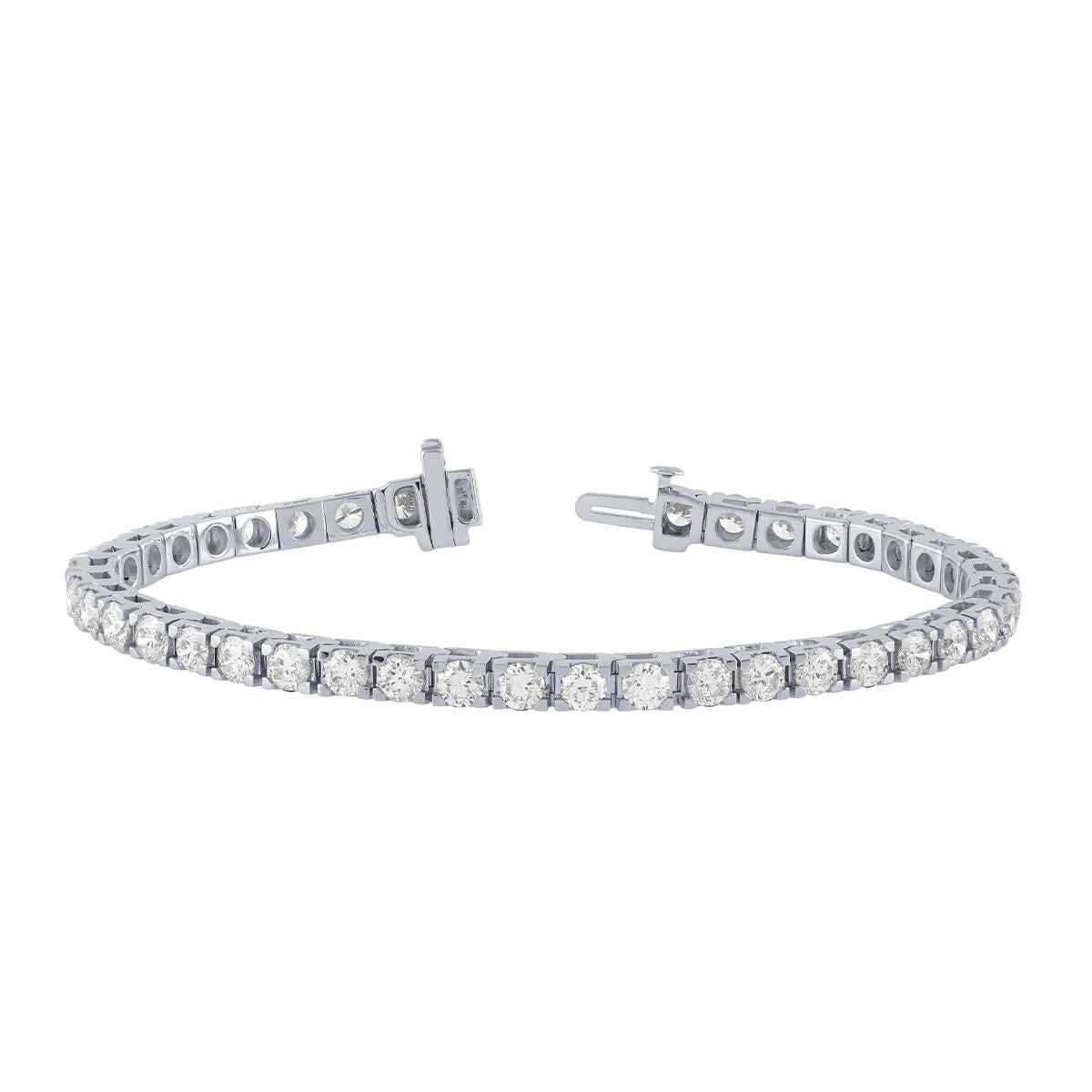 8 ct. tw. Round Diamond Tennis Bracelet in 14K White Gold