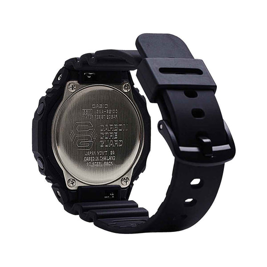 G-Shock Ladies' Octo Square Black Watch front view