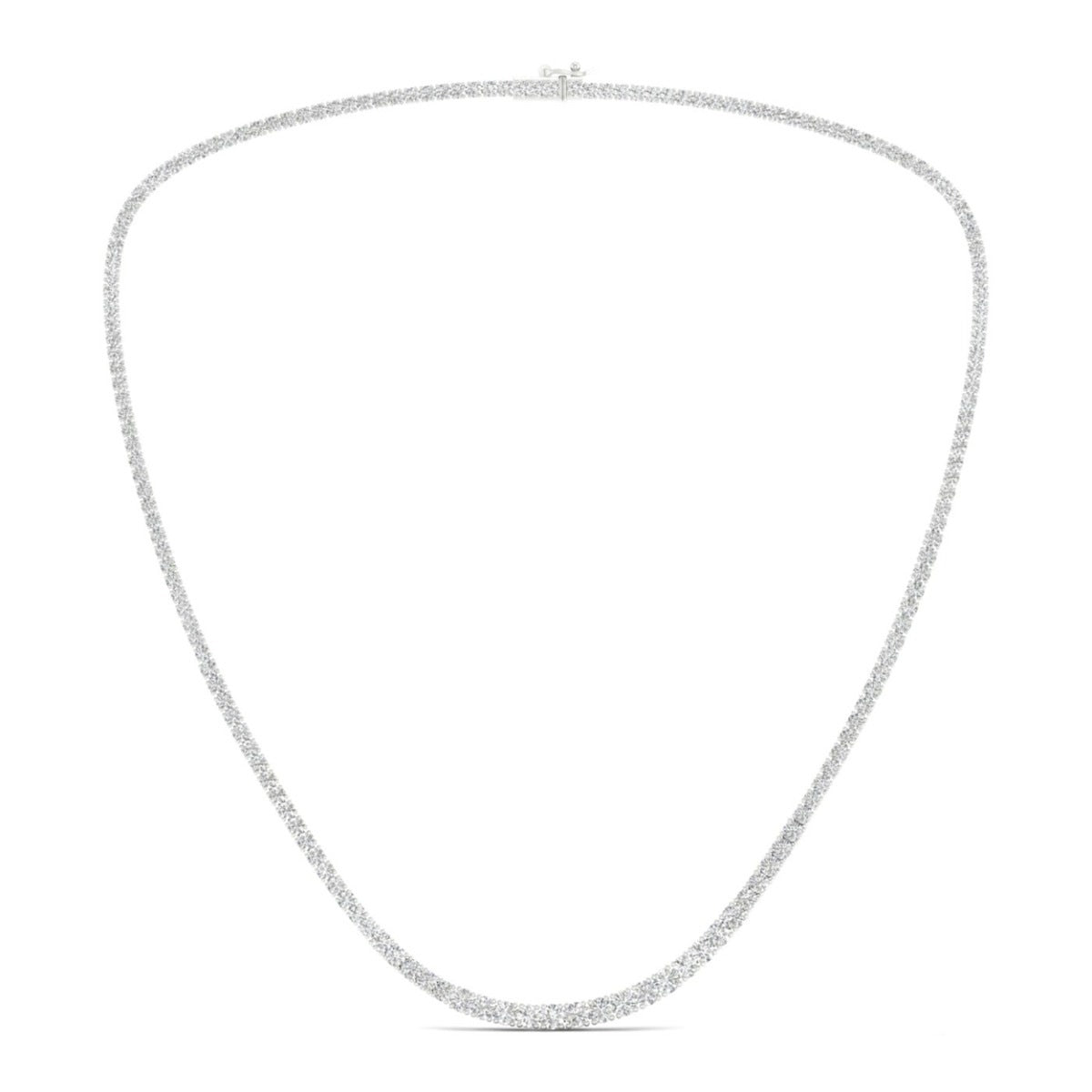 Adamante 10 ct. tw. Lab-Grown Diamond 18-inch Riviera Necklace in 14K White Gold