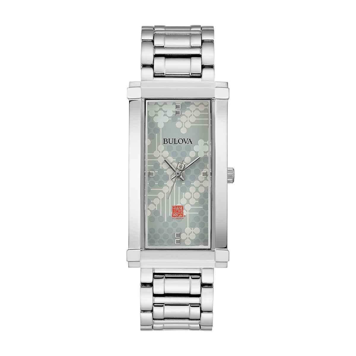 Bulova Frank Lloyd Wright Ladies' Pattern No.106 Watch with Gray Dial