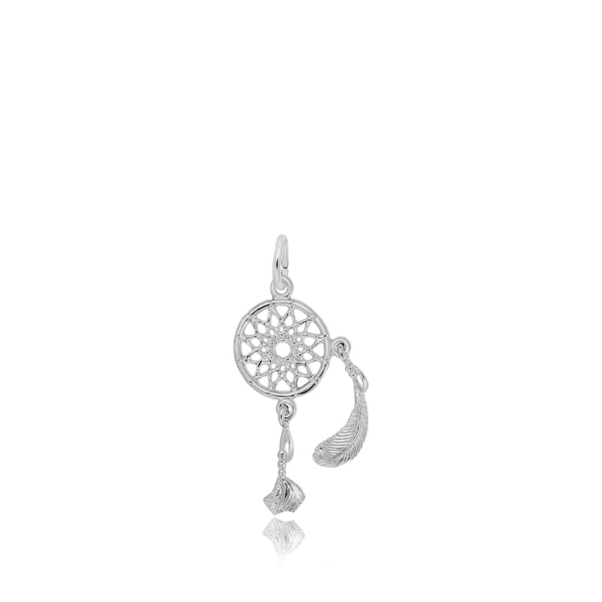 Dream Catcher Charm in Sterling Silver