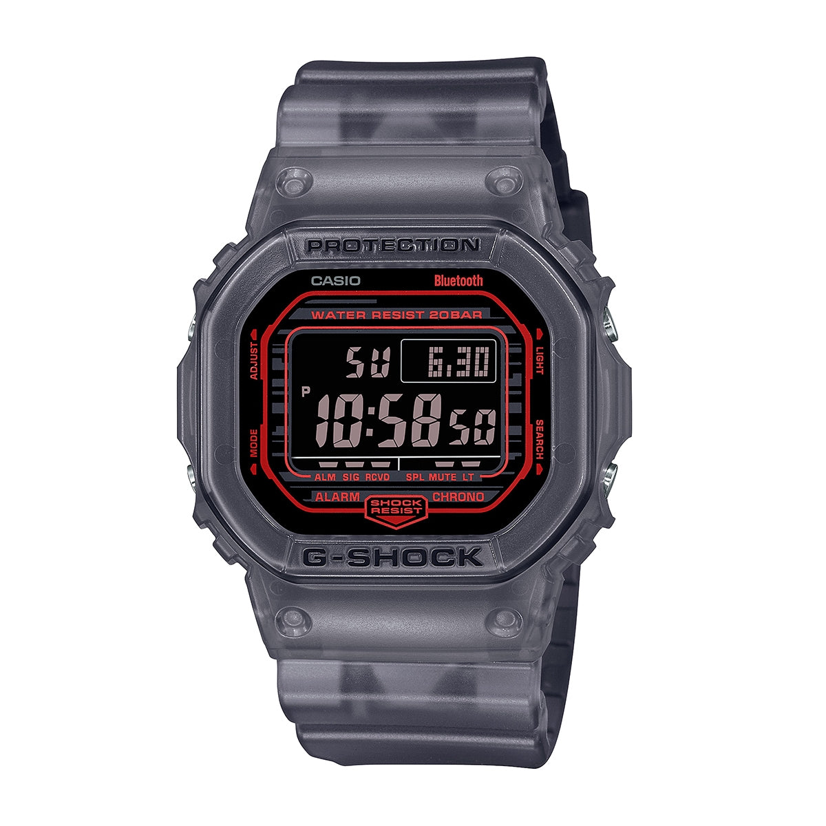 G-Shock Men's Virtual World Digital Black Resin Watch with Black Dial