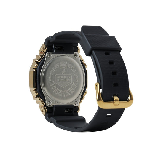 G-Shock Men's G-Steel Gold-Tone Stainless Steel Watch with Black Dial front view