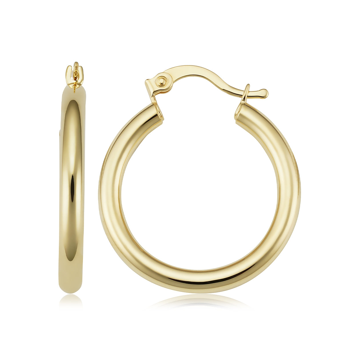 25mm Yellow Gold Filled Hoop Earrings