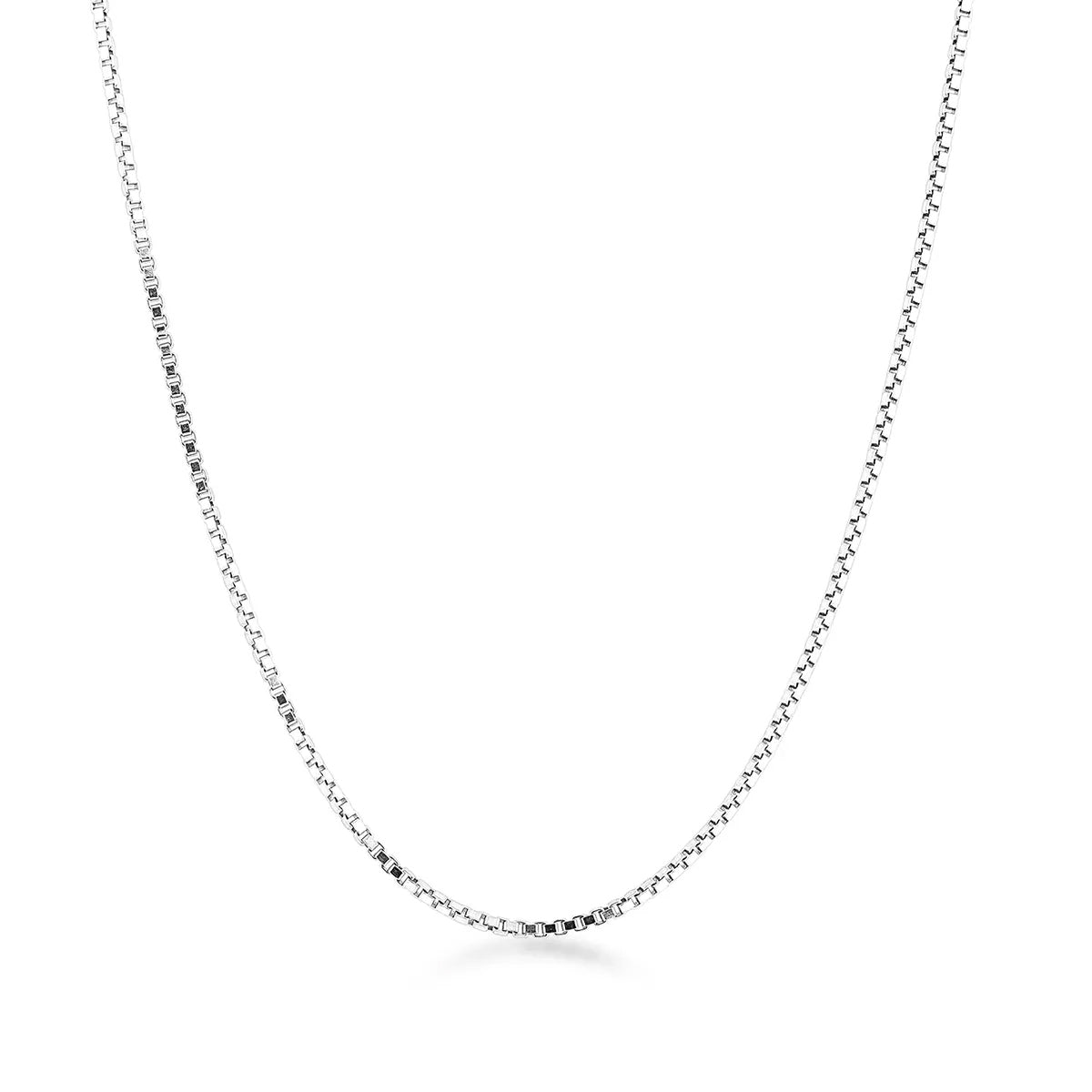1.3mm 24-inch Box Chain in Sterling Silver