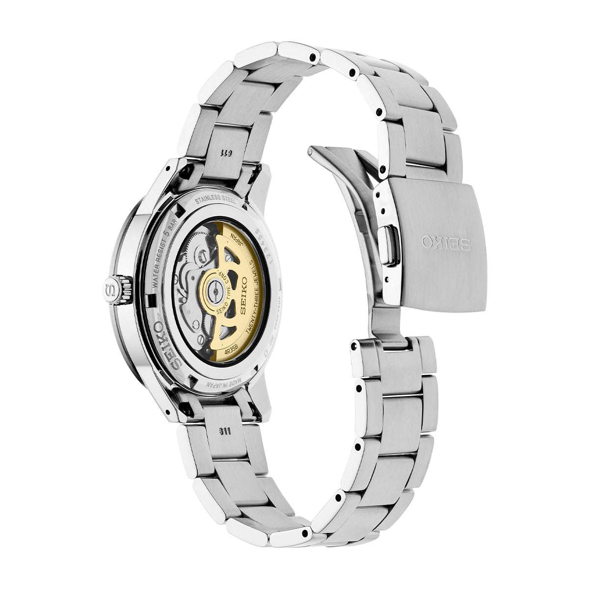 presage blue dial automatic watch