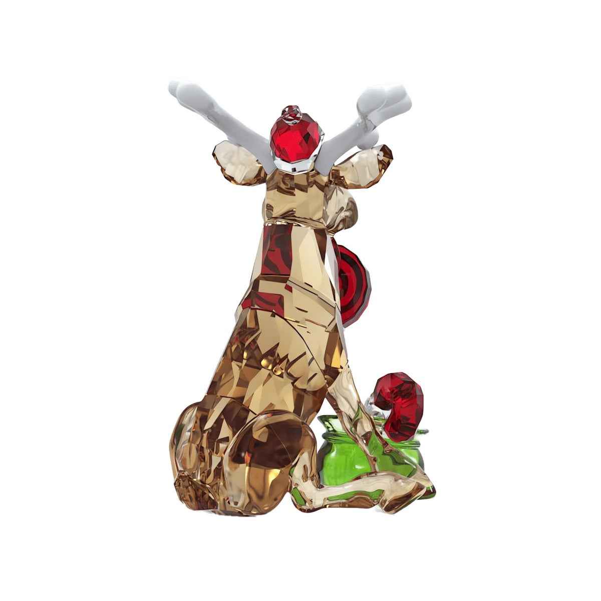 Swarovski Holiday Cheers Dulcis Reindeer Figurine close-up detail