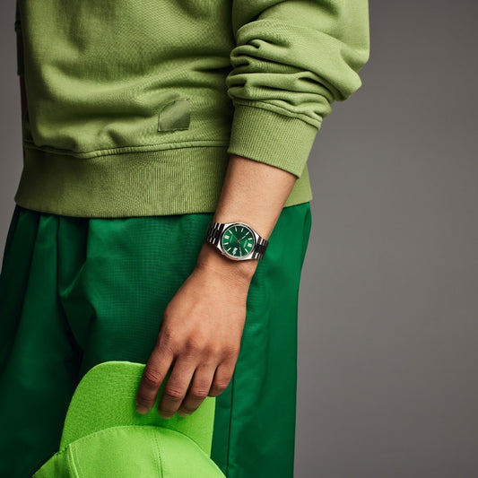Citizen Men's TSUYOSA Automatic Stainless Steel Watch with Green Dial full view