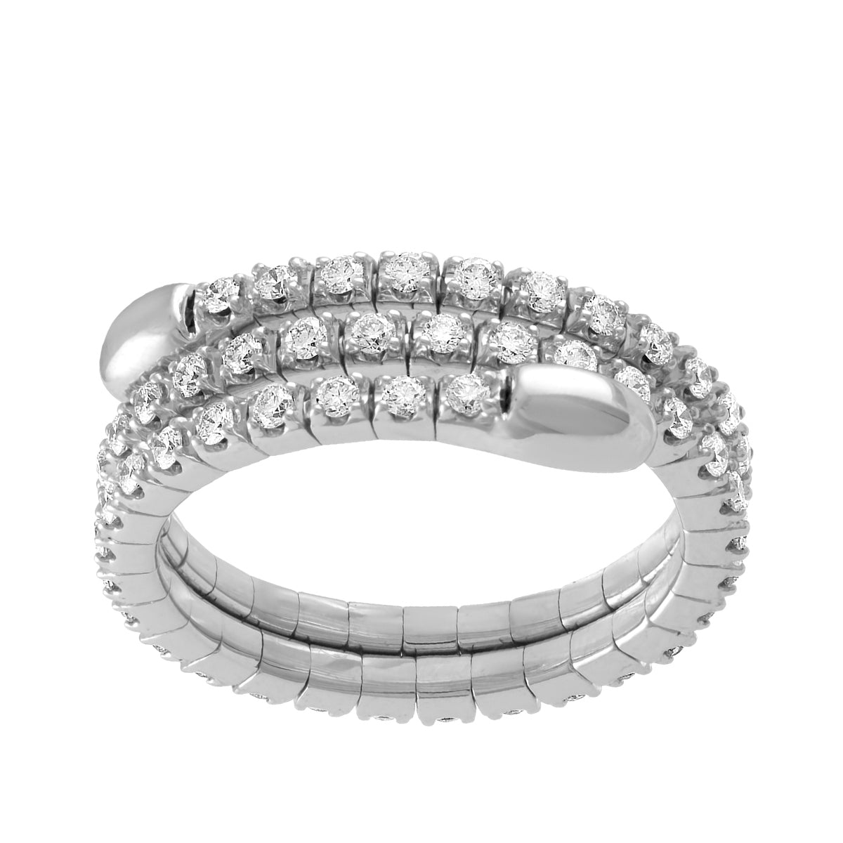 1-1/5 ct. tw. Diamond Flexible Ring in 14K White Gold