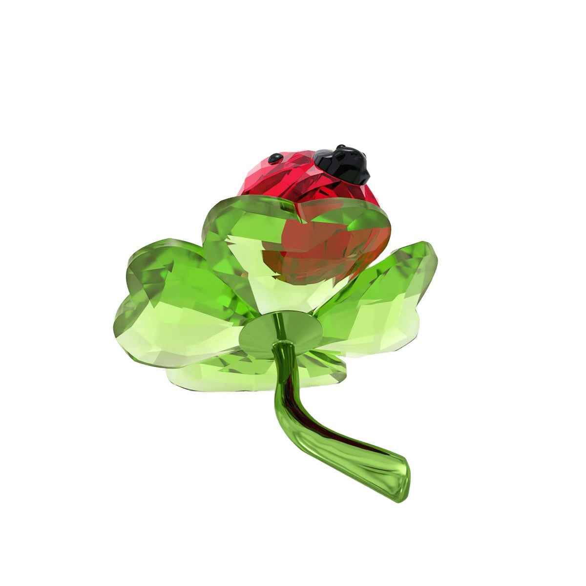 Swarovski Ladybug & Clover Figurine