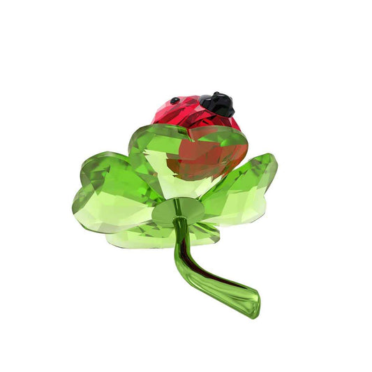 Swarovski Ladybug & Clover Figurine