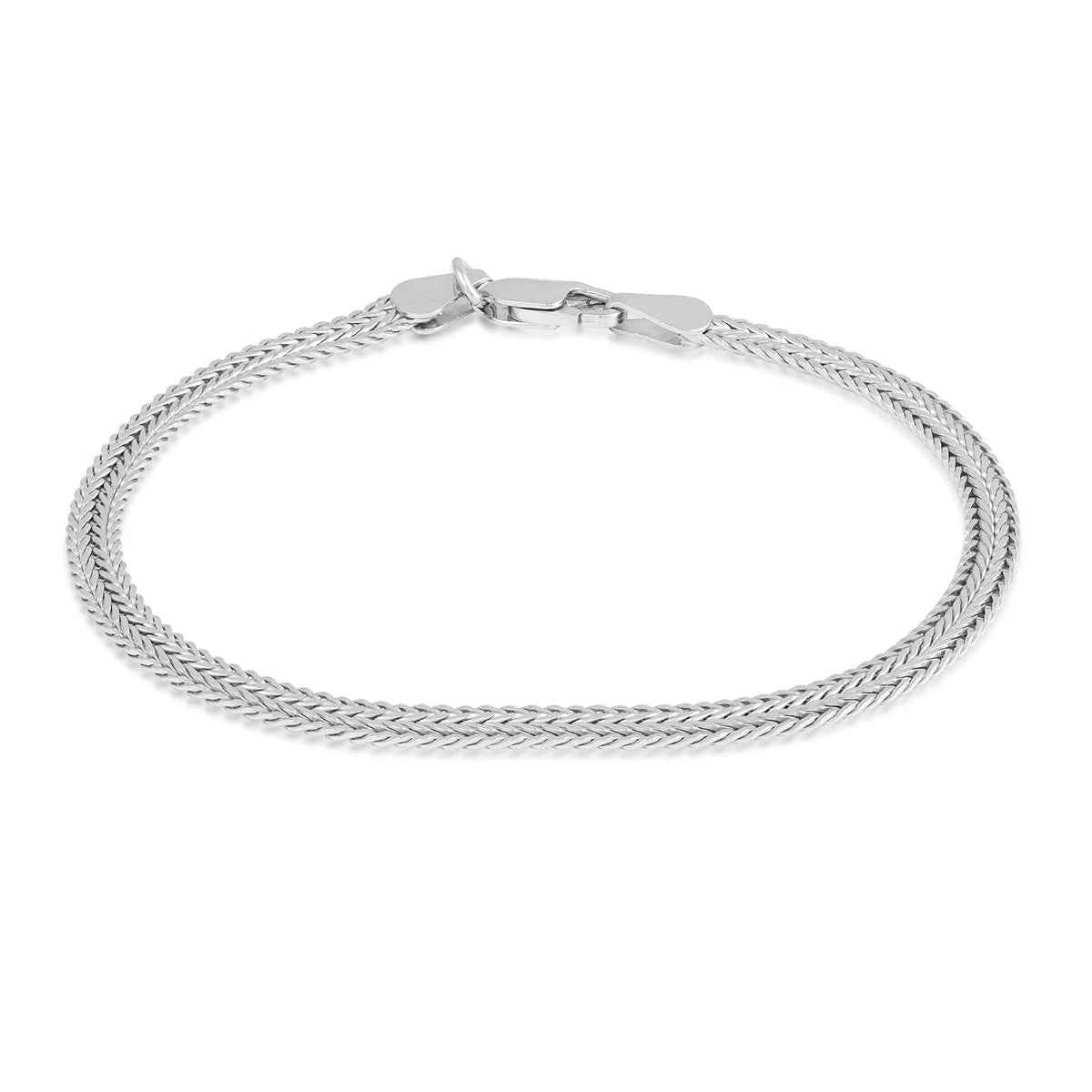 Foxtail 7.5-inch Bracelet in Sterling Silver
