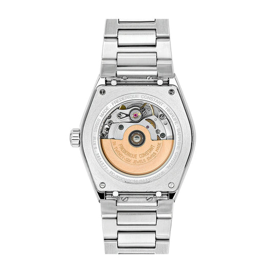Frederique Constant Ladies' Automatic Stainless Steel Watch with Purple Dial front view