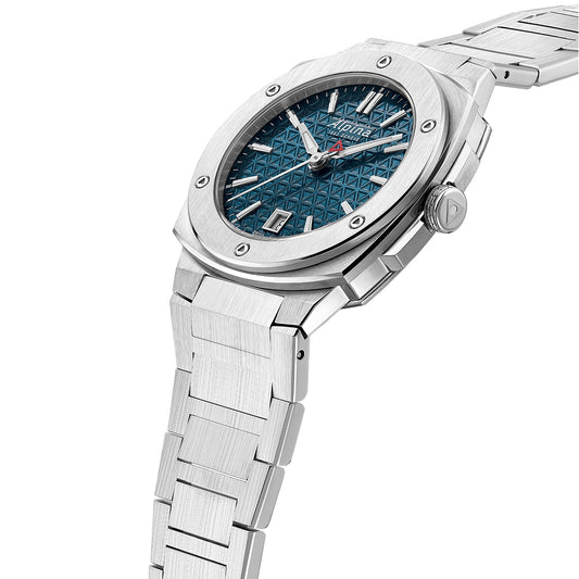 Alpina Ladies' Alpiner Extreme Quartz Stainless Steel Watch with Blue Dial front view