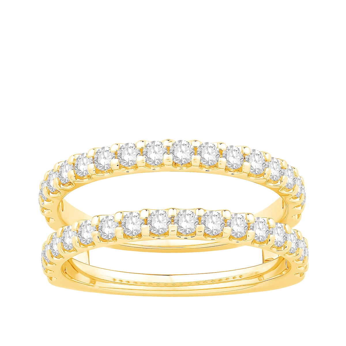 1 ct. tw. Diamond Insert Ring in 14K Yellow Gold
