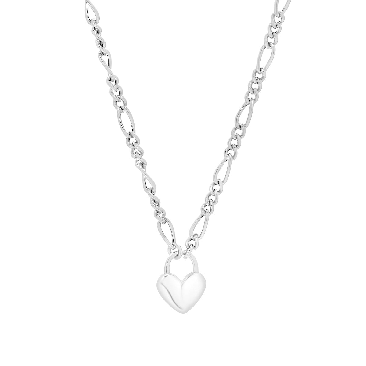Heart Necklace in Sterling Silver