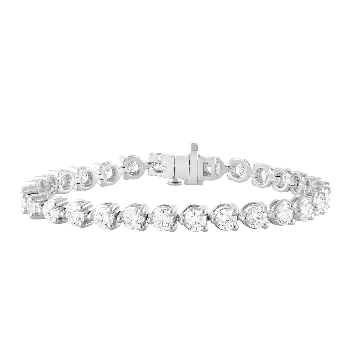 Adamante 12 ct. tw. Lab-Grown Diamond Tennis Bracelet in 14K White Gold