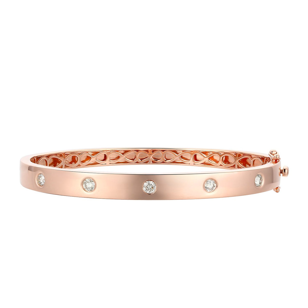 Le Vian 1/2 ct. tw. Nude Diamond Bangle Bracelet in 14K Strawberry Gold